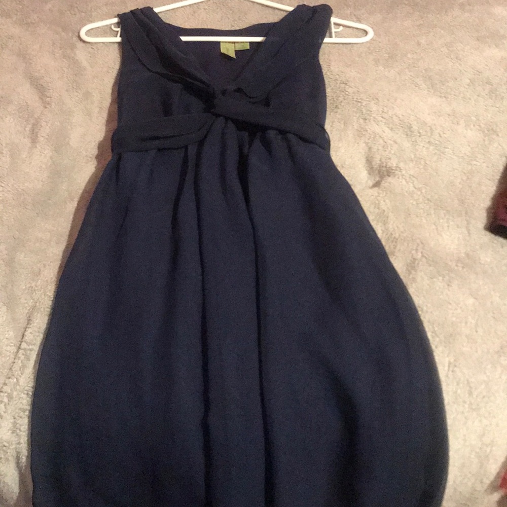 Dark blue dress